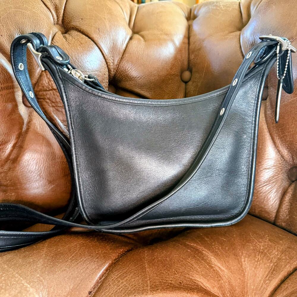 Coach Legacy Janice Bag Black Leather
